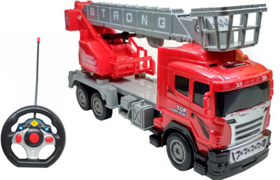 

HALO NATION Remote control Construction Truck Mounted Fire Fighter Craine Toy(Red)