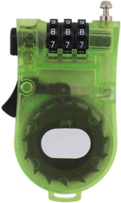 

Tootpado 3-Feet Retractable Combination Cable - (1i425) Safety Lock(Green)