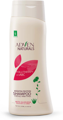 Adven Naturals Keratin Protein Shampoo with ABC (pack of two)(400 ml)