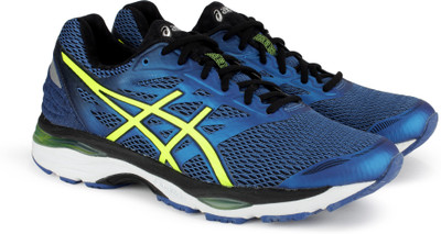 

Asics GEL-CUMULUS 18 RunningShoe For Men(Blue, Imperial/safety yellow/black