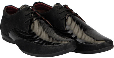 

FAUSTO Corporate Lace Up For Men(Black