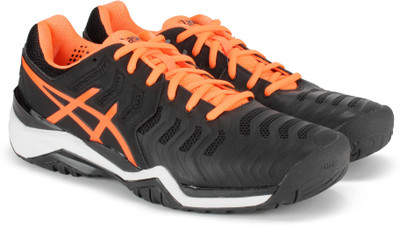 

Asics GEL-RESOLUTION 7 Tennis Shoes For Men(Black, 9030