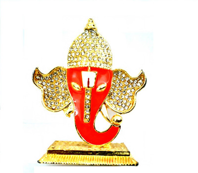 

Niteo Ganpati Idol For Car Dashboard | Ganpati Bappa Showpiece | Ganesh Idol God Figurine Decorative Showpiece - 7.3 cm(Alloy, Multicolor)