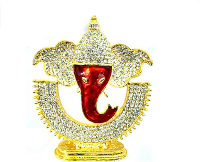 

Niteo Ganpati Idol Car Dashboard | Ganesh Ji Idol For Car Dashboard | Ganpati Showpiece Decorative Showpiece - 9.4 cm(Alloy, Multicolor)