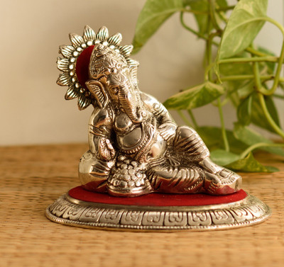 81% OFF on eCraftIndia Lord Ganesha Idol Decorative Showpiece - 13.97 cm(Aluminium, Red) 81% OFF on eCraftIndia Lord Ganesha Idol Decorative Showpiece - 13.97 cm(Aluminium, Red)