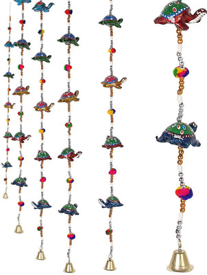 

Royal Arts And Crafts Beautiful Handmade Decorative Tortise Door Hanging For Home Décor Pake Of-2 Decorative Showpiece - 10 cm(Paper Mache, Multicolor)