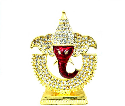 

Niteo Ganpati Ganesh Idol For Car Dashboard | Ganesh Idol God Figurine Decorative Showpiece - 7.4 cm(Alloy, Multicolor)