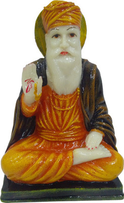 

FABZONE Marbel Look Lord Punjabi Sikh Guru nanak Dev ji Statue God Good Luck Charm Sculputer Handicraft Idol Diwali Decorative Spiritual Puja Vastu Showpiece Figurine - Religious Pooja Gift Item & Murti for Mandir /Gurdwara/ Temple / Home / Office Decorat