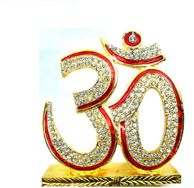 

Niteo Om Idol | Om Showpiece | Om Idol Car Dashboard Decorative Showpiece - 6.6 cm(Alloy, Multicolor)