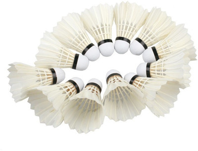 SST SST W-10 Feather Shuttle  - White(Fast, 79, Pack of 10)