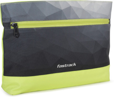 

Fastrack Women Casual Grey, Green PU Sling Bag, Green;grey