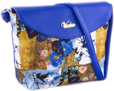 

Voaka Women Casual Blue PU Sling Bag