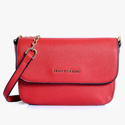 

Lino Perros Women Casual Red Leatherette Sling Bag