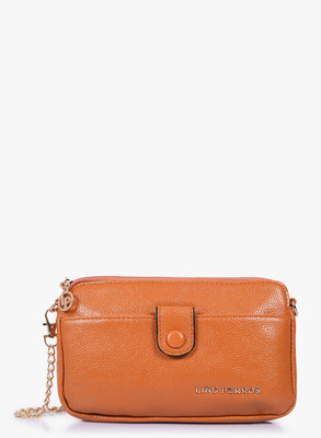 

Lino Perros Women Casual Tan PU Sling Bag