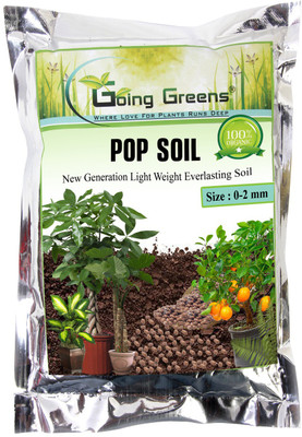 

Going Greens Pop Soil New Generation Light Weight Everlasting Soil (0-2 mm) Soil Manure(400 g Powder)