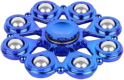 

SBBN Metallic Fidget Spinner with 8 steel balls(Blue)