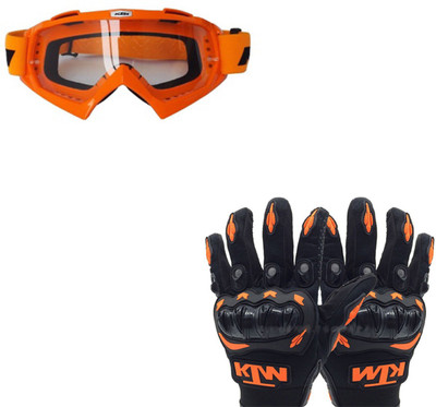 

Capeshoppers COMBO OF KTM GLOVES AND GOGGLE Driving Gloves (, Multicolor