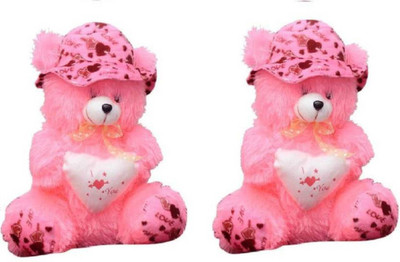 

Samayra Toys Combo of Two Pink Teddy Bear - 40 cm(Pink)