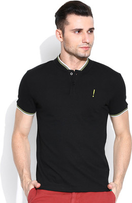 

United Colors of Benetton Solid Men's Polo Neck Blue T-Shirt, 05q