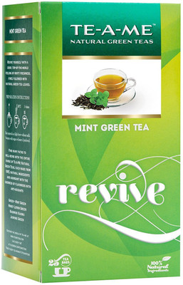

TE-A-ME Green Mint Tea Pack Mint Green Tea Bags(25 Bags, Box)