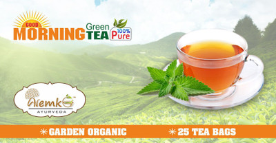 

Nemko Ayurveda Good Morning Green Tea Tulsi Green Tea Bags Box(50 g)