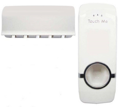 

Bruzone Plastic Toothbrush Holder(White, Wall Mount)