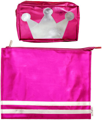 

Lill Pumpkins Pink Crown Kit and Pink Zip Folder Combo Set(Pink)