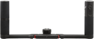 

Feiyu Tech Double Hand Foldable Gimbal Bracket Grip For A2000 Monopod Kit(Black, Supports Up to 2000 g)