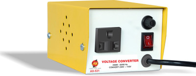 

AX AX- 531 voltage converter 230v-110v 250w(Yellow, White)