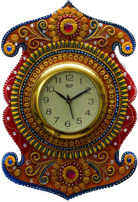 51% OFF on eCraftIndia Analog 43.18 cm X 30.48 cm Wall Clock(Multicolor, With Glass) 51% OFF on eCraftIndia Analog 43.18 cm X 30.48 cm Wall Clock(Multicolor, With Glass)