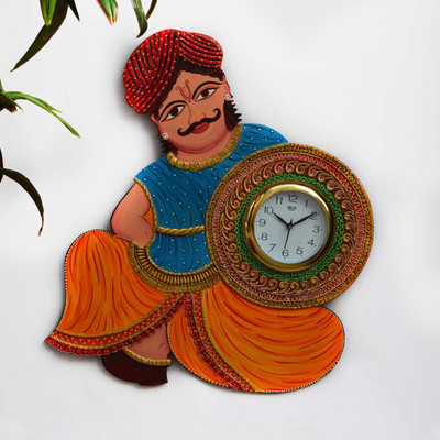 48% OFF on eCraftIndia Analog 68.58 cm X 63.5 cm Wall Clock(Multicolor, With Glass) 48% OFF on eCraftIndia Analog 68.58 cm X 63.5 cm Wall Clock(Multicolor, With Glass)