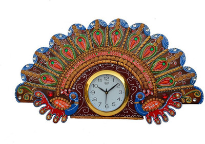 34% OFF on eCraftIndia Analog 35.56 cm X 68.58 cm Wall Clock(Multicolor, With Glass) 34% OFF on eCraftIndia Analog 35.56 cm X 68.58 cm Wall Clock(Multicolor, With Glass)
