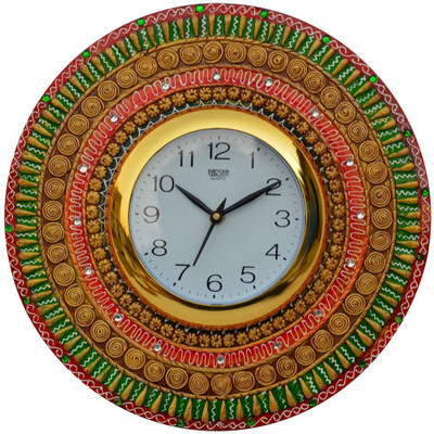 47% OFF on eCraftIndia Analog 30.48 cm X 30.48 cm Wall Clock(Multicolor, With Glass) 47% OFF on eCraftIndia Analog 30.48 cm X 30.48 cm Wall Clock(Multicolor, With Glass)