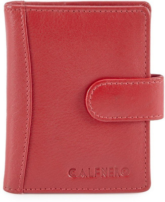 

Calfnero Girls Red Genuine Leather Card Holder(6 Card Slots), 602-red-card cases
