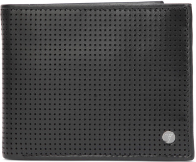 

Van Heusen Men Casual Black Genuine Leather Wallet(4 Card Slots)