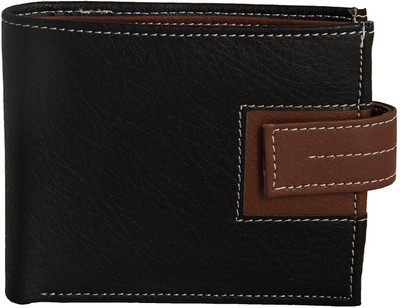 

K London Men Black Artificial Leather Wallet(3 Card Slots)