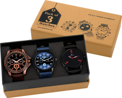 

TIMEWEAR 1005-3-Watches-Combo Timewear Formal Wear Collection Watch - For Men