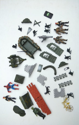 

Aparnas Soldier Set Toy Civil War Army Men 50 Piece Plastic Soldier Set with accessories guns(50 items-color May Vary) (Multicolor)(Green, Multicolor)