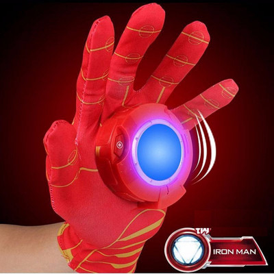 

Zest 4 Toyz Iron Man Single Hand Glove with Light and Sound for your kids(Multicolor)