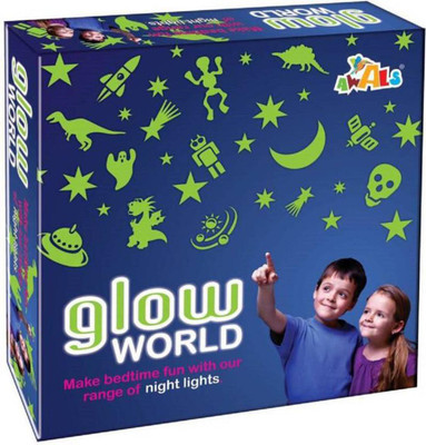 

Tipi Tipi Tap Wall Glowing Art and Craft Stickons Glow in the Dark