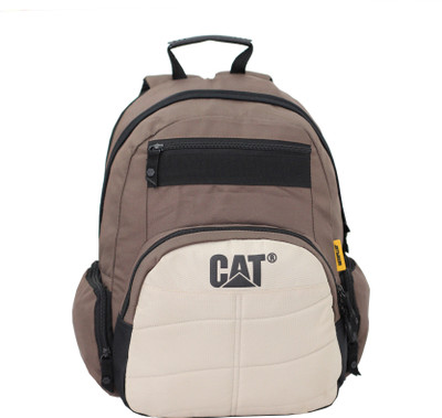 

CATERPILLAR BRANDON 18 L Laptop Backpack(Brown), Brown/sand