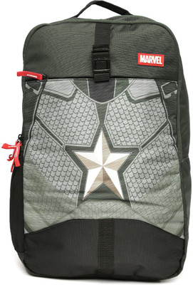 

Kook N Keech Marvel Premium 2.2 L Backpack(Grey), Grey;red