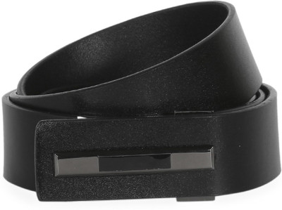 

V Dot Men Casual Black Genuine Leather Belt
