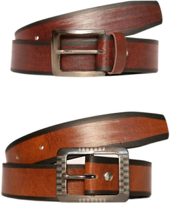 

vitarasuper Men Brown, Tan Artificial Leather Belt