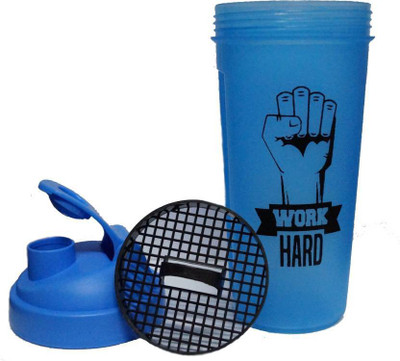 

Hyper Adam AN-76 BPA free Shakeit 600 ml Shaker(Pack of 1, Blue)