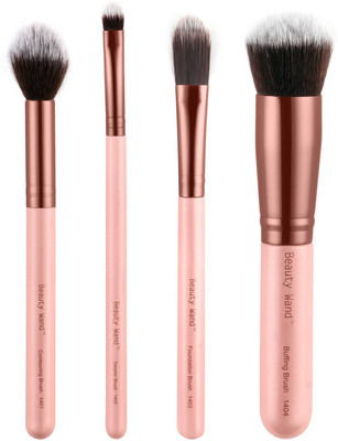 

beauty wand Core Collection Face Makeup Brush Set(Pack of 4)