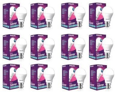 PHILIPS 9 W Basic Standard B22 LED Bulb(White, Pack of 12)