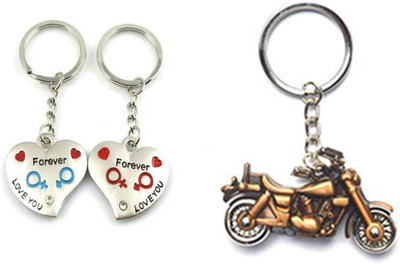 

MGP Fashion Attractive,God,couple,love,cartton,locking,Trendy Love Girl Boy Family Gift Metal Key Chain Combo No.439 Key Chain(Multicolor)