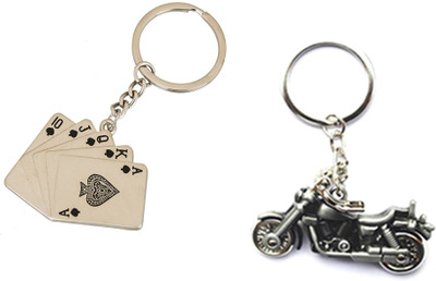 

MGP Fashion Attractive,God,couple,love,cartton,locking,Trendy Love Girl Boy Family Gift Metal Key Chain Combo No.425 Key Chain(Multicolor)