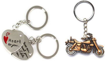 

MGP Fashion Attractive,God,couple,love,cartton,locking,Trendy Love Girl Boy Family Gift Metal Key Chain Combo No.433 Key Chain(Multicolor)
